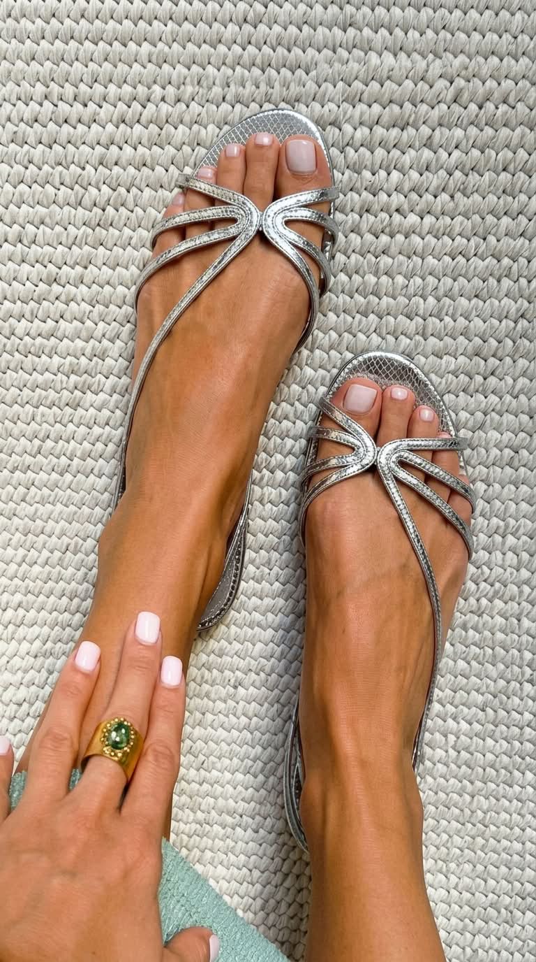 Ginevra | Sandalias Doradas Elegancia Estival