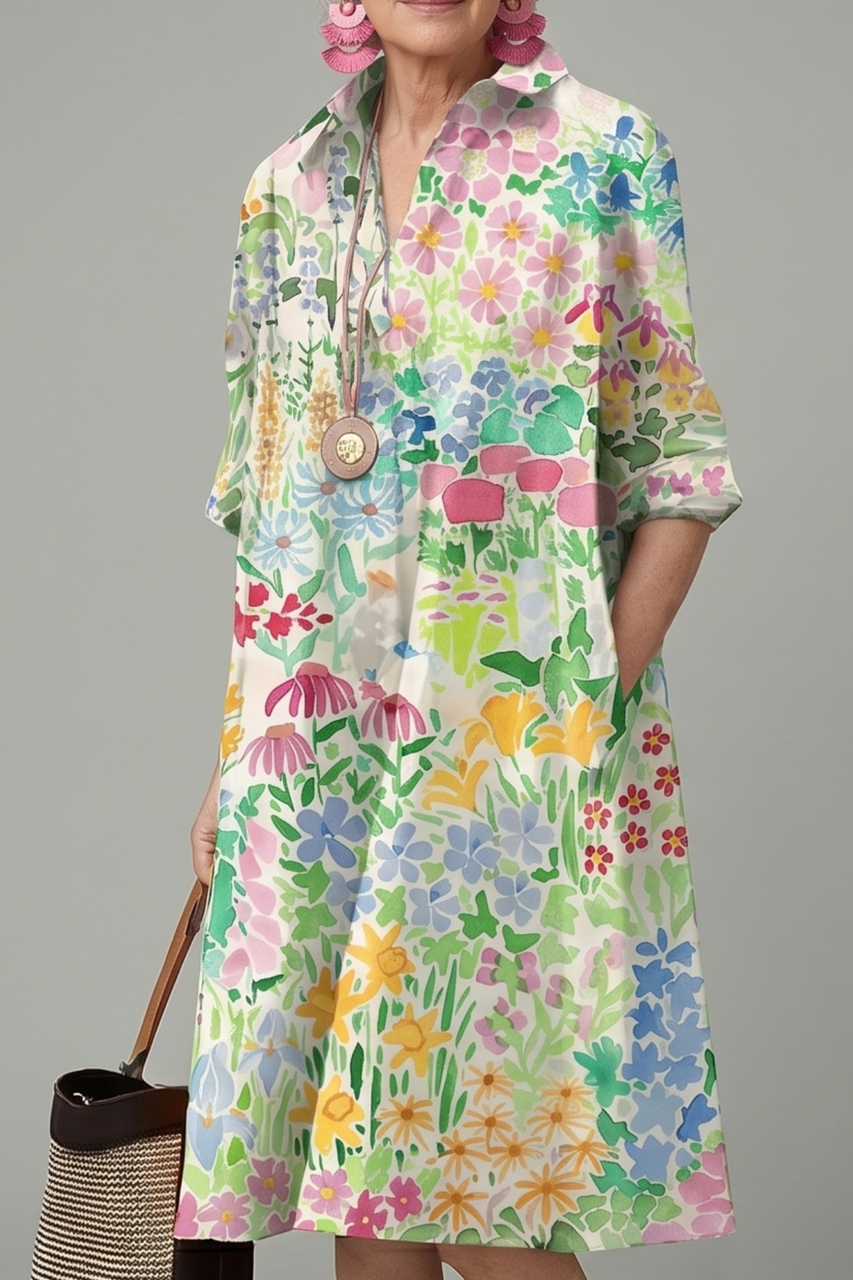 Paige | Vestido midi cuidado y elegante