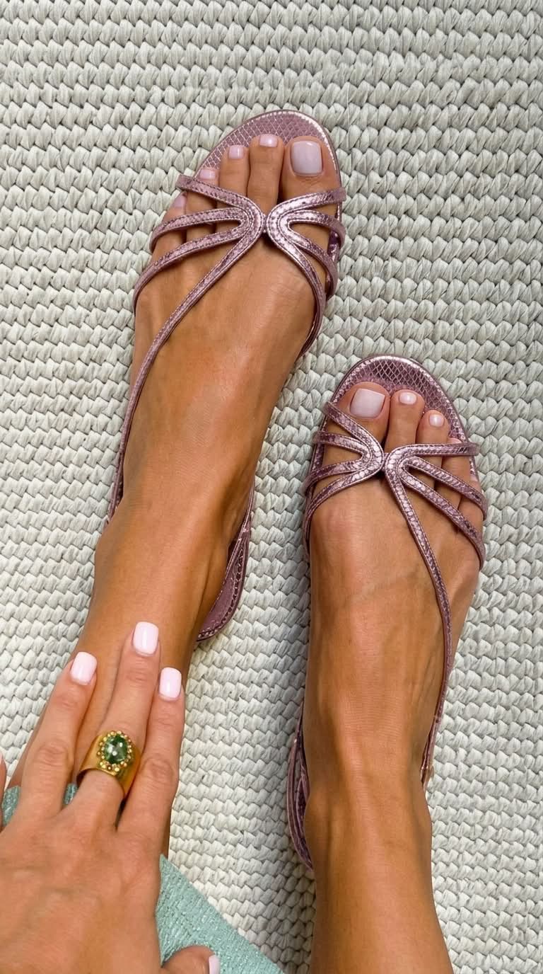 Ginevra | Sandalias Doradas Elegancia Estival
