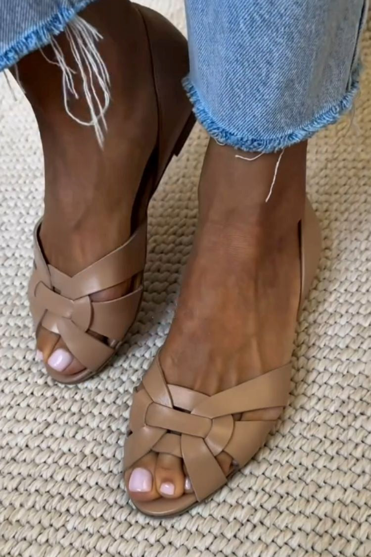 Serafina | Sandalias Trenzadas Naturaleza