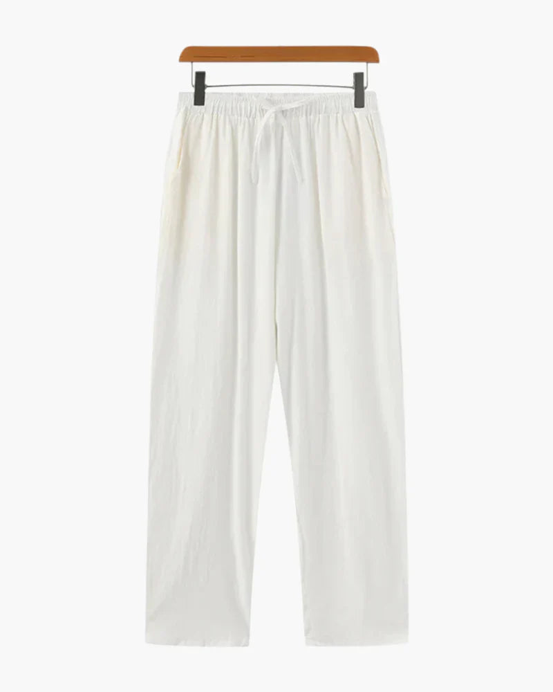 Cannes | Pantalón de Lino Relajado