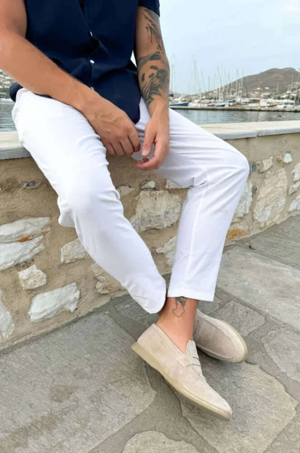 Atenas | Mocasines de Piel y Ante