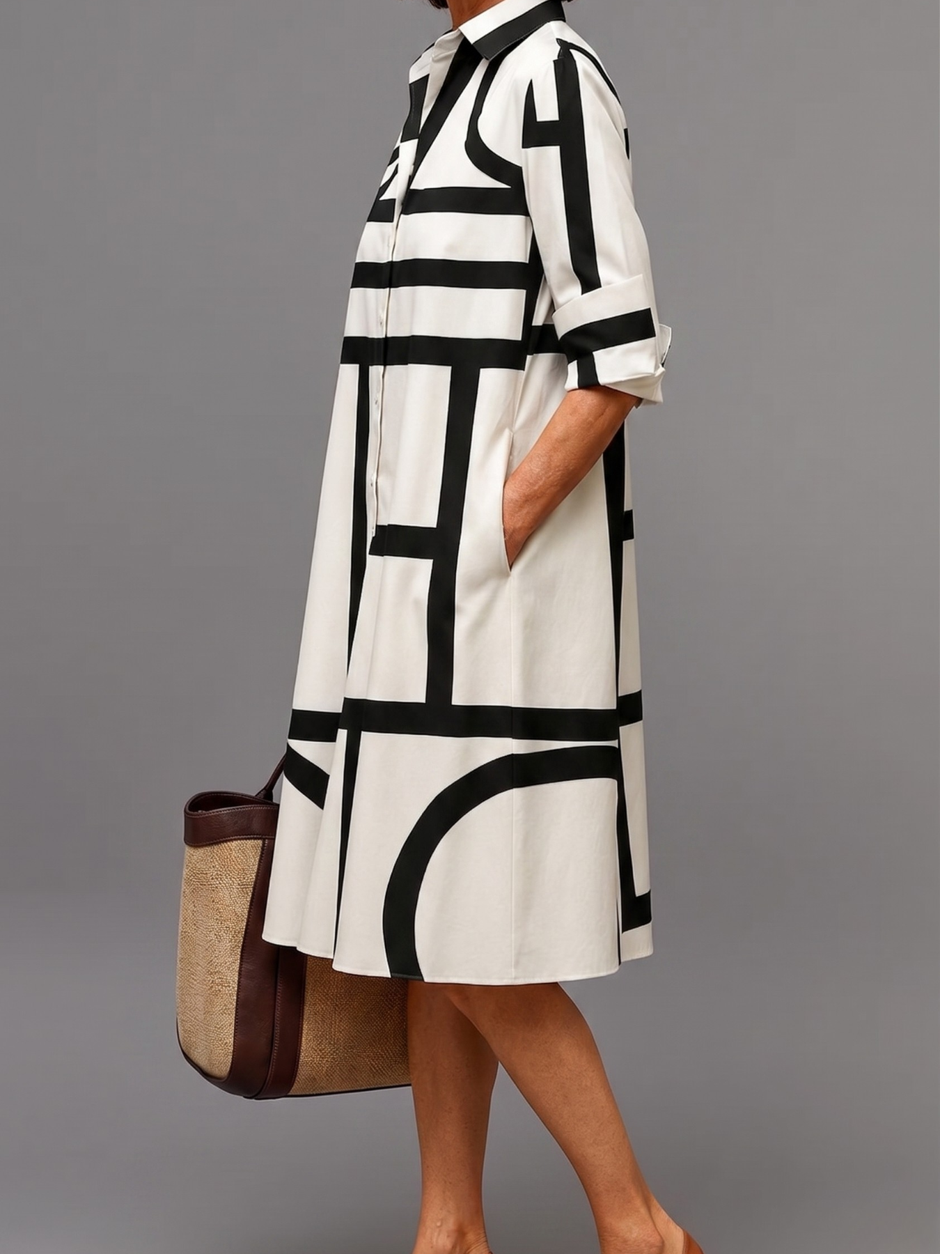 Ellie | Vestido midi cuidado y elegante