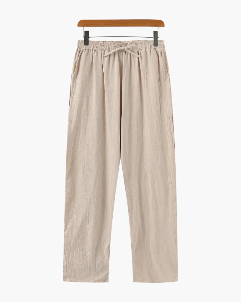 Cannes | Pantalón de Lino Relajado