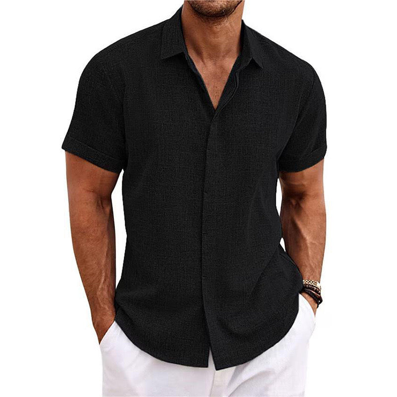 Miami | Camisa de Lino Manga Corta