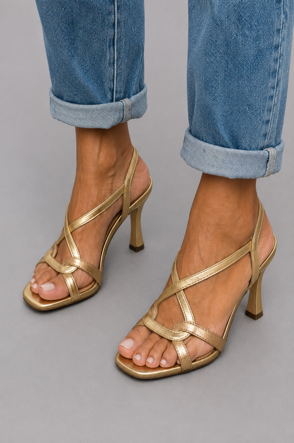 Elisabetta | Sandalias Doradas Encanto Estival