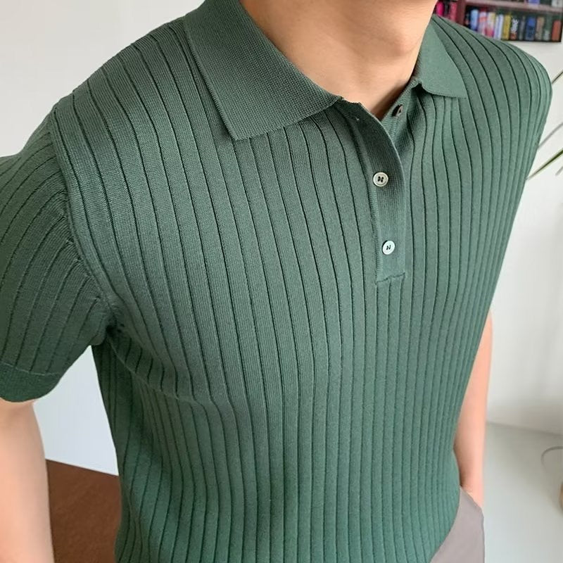 Gimcheon | Polo de Punto Acanalado