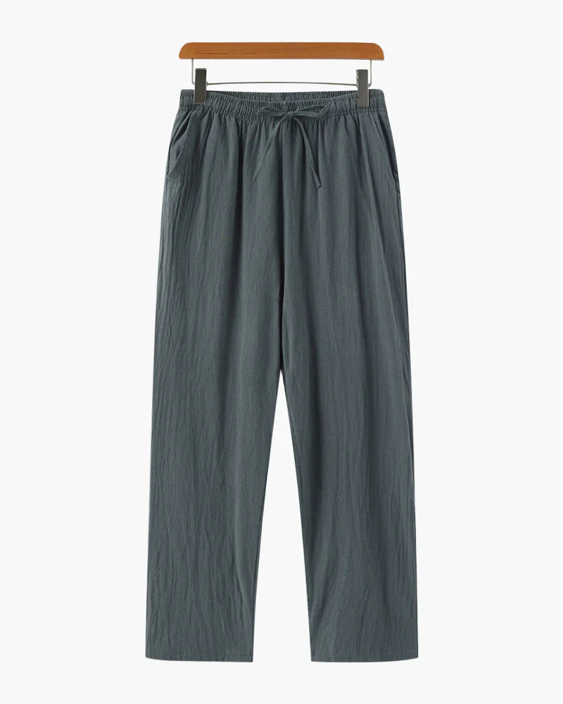 Cannes | Pantalón de Lino Relajado