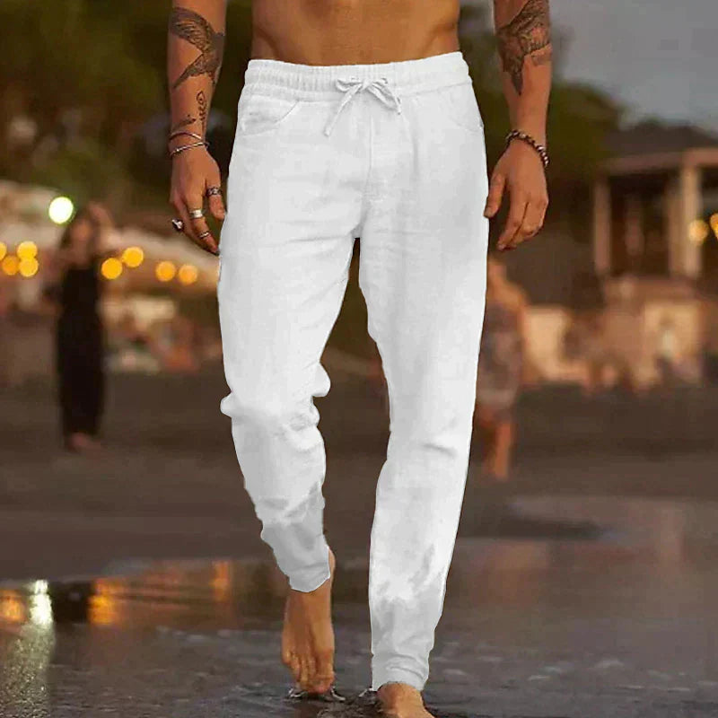 Ischia | Pantalón de Lino de Playa