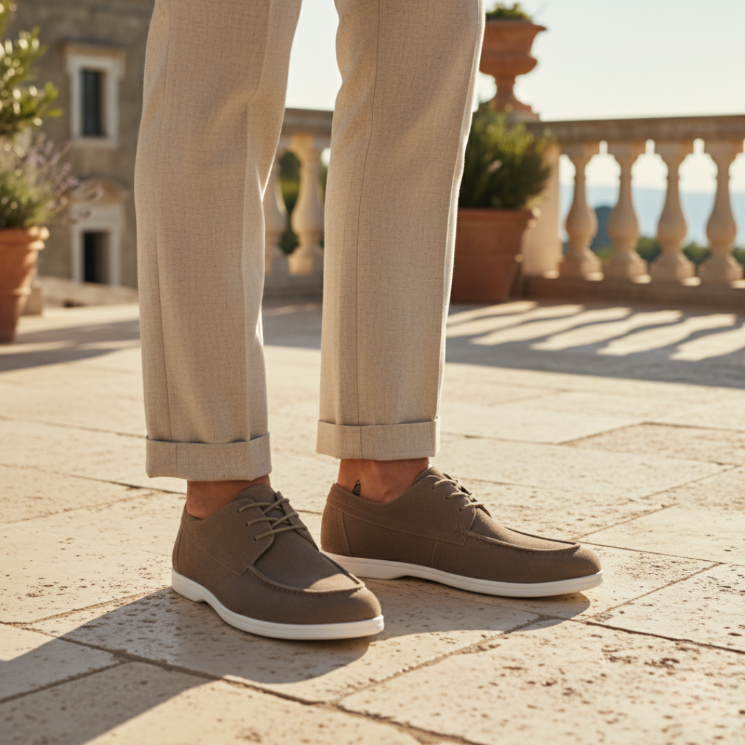 Zapatos de Ante con Cordones