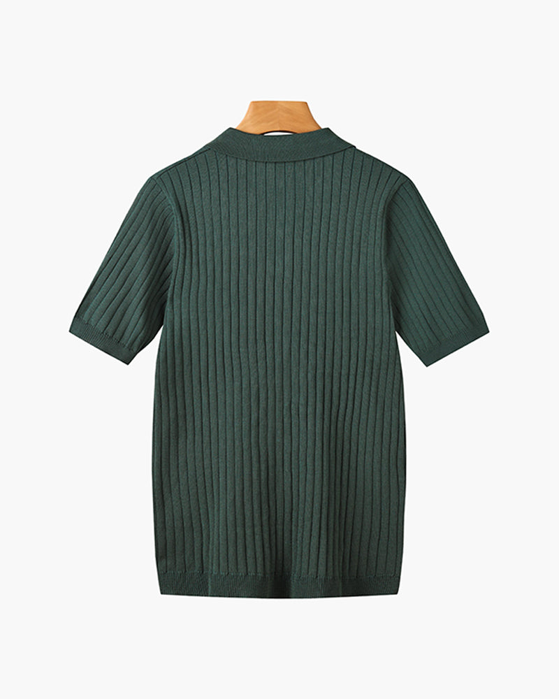 Gimcheon | Polo de Punto Acanalado