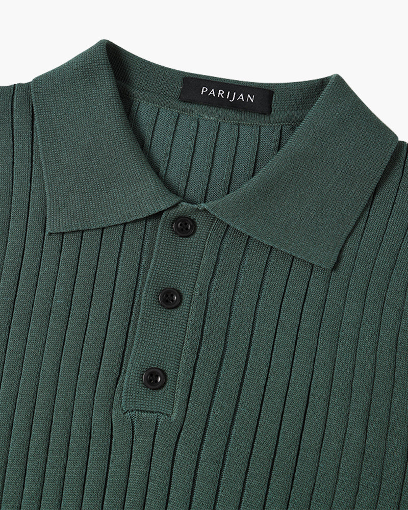 Gimcheon | Polo de Punto Acanalado