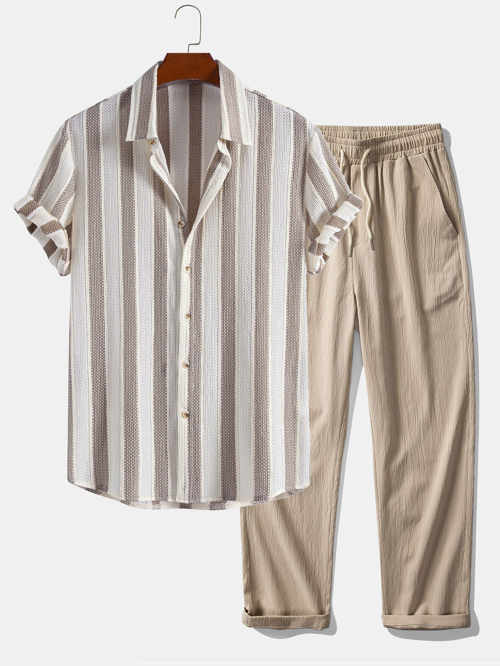 San Remo | Conjunto de Lino a Rayas