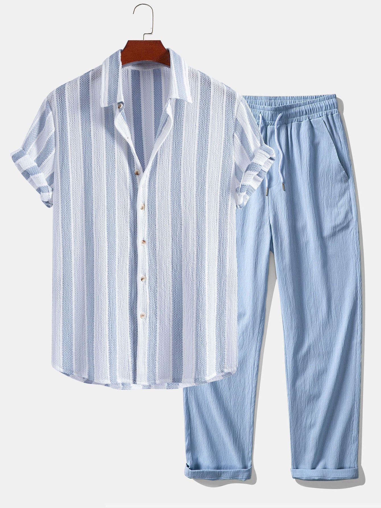 San Remo | Conjunto de Lino a Rayas