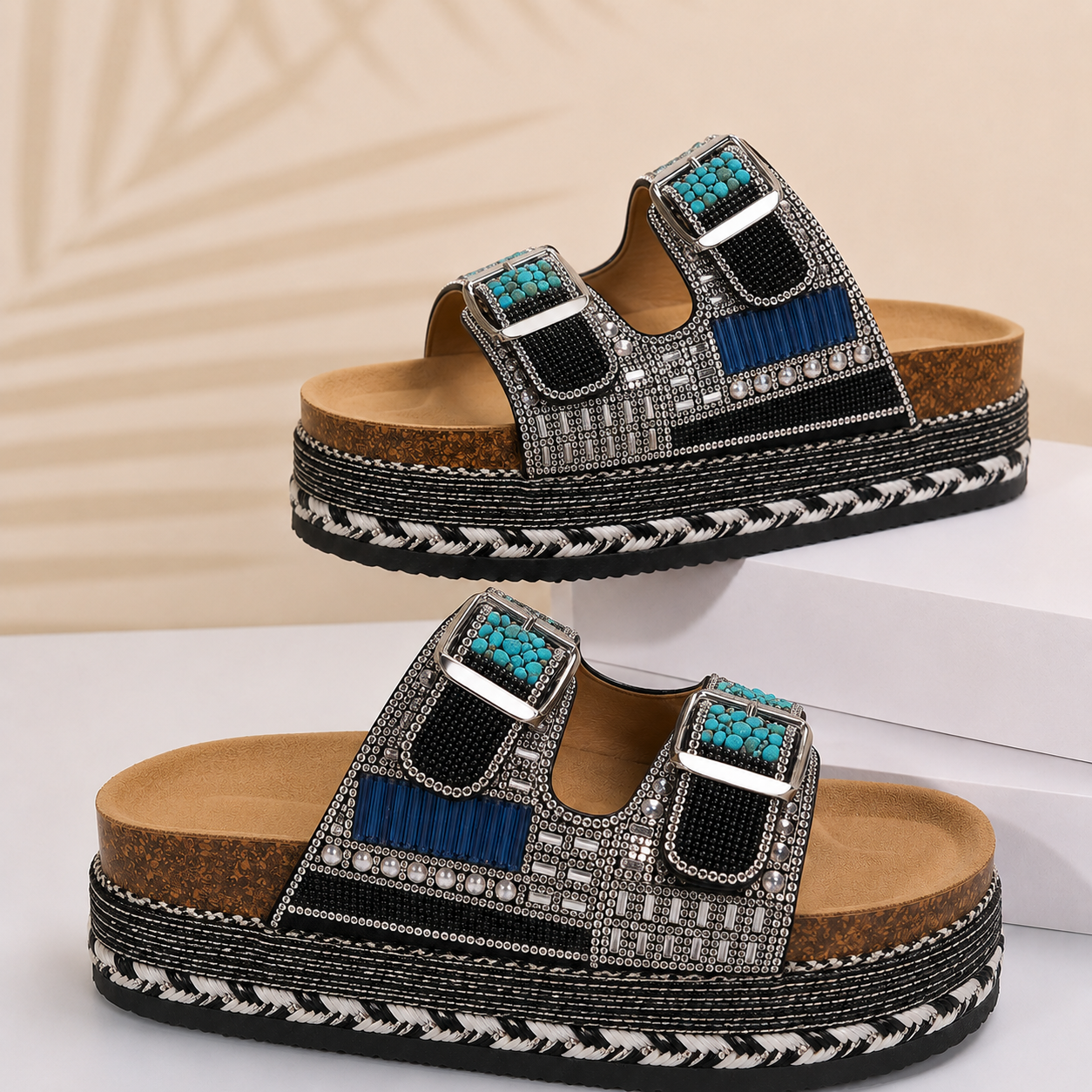 Perla | Sandalias de Plataforma Mujer