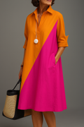 Kayla | Vestido midi cuidado y elegante