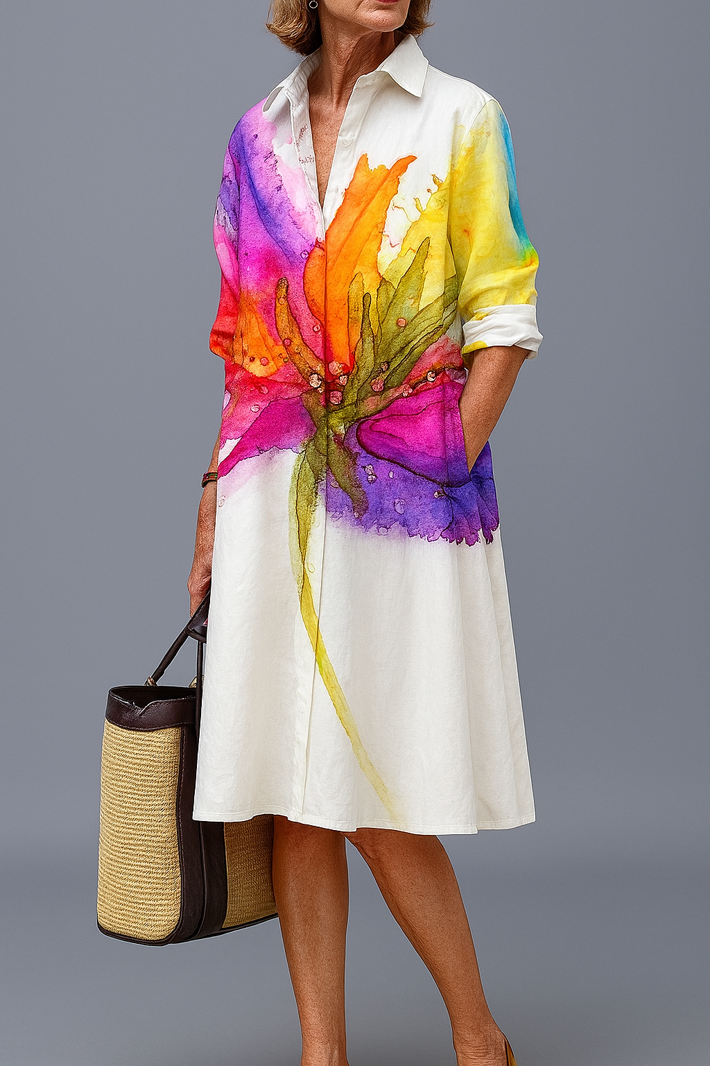 Lydia | Vestido midi cuidado y elegante