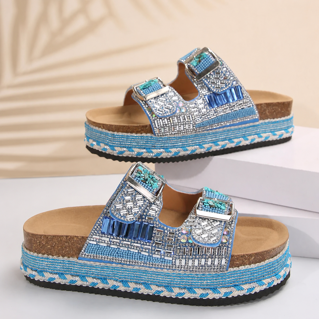 Perla | Sandalias de Plataforma Mujer