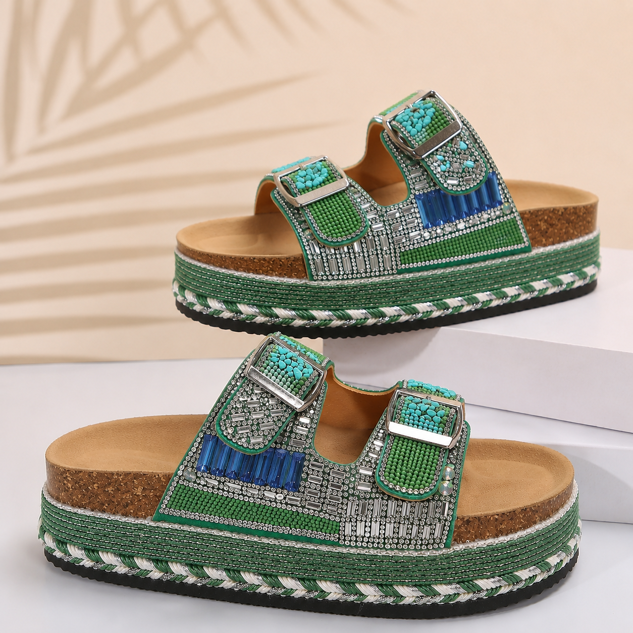 Perla | Sandalias de Plataforma Mujer