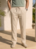 Cannes | Pantalón de Lino Relajado