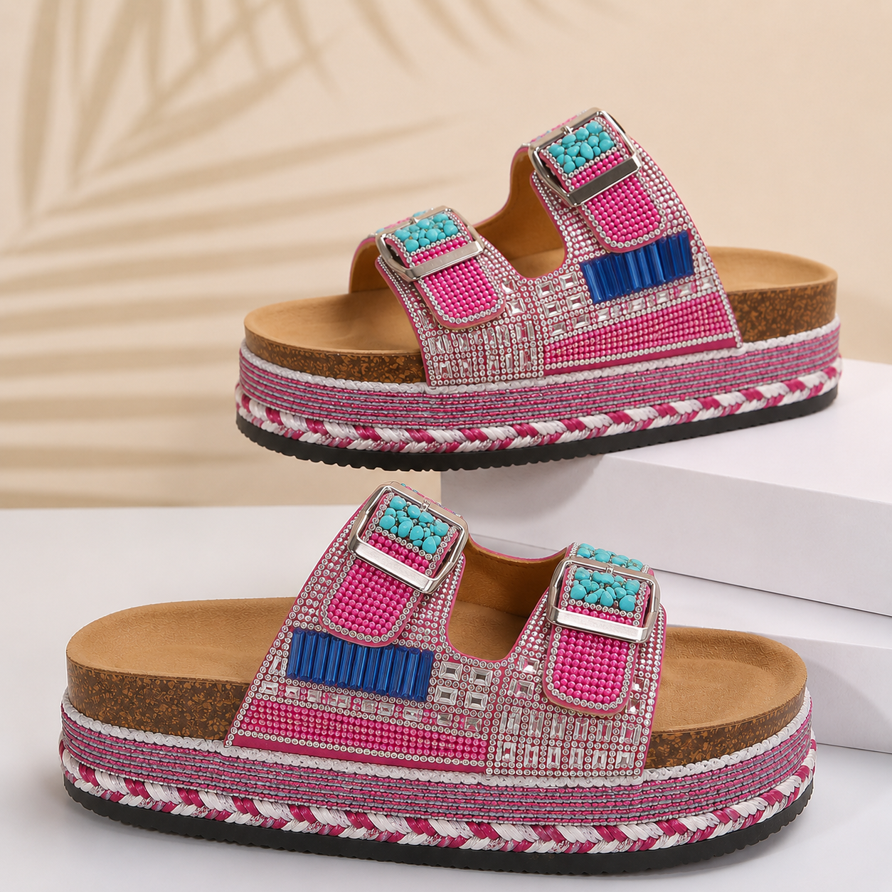 Perla | Sandalias de Plataforma Mujer