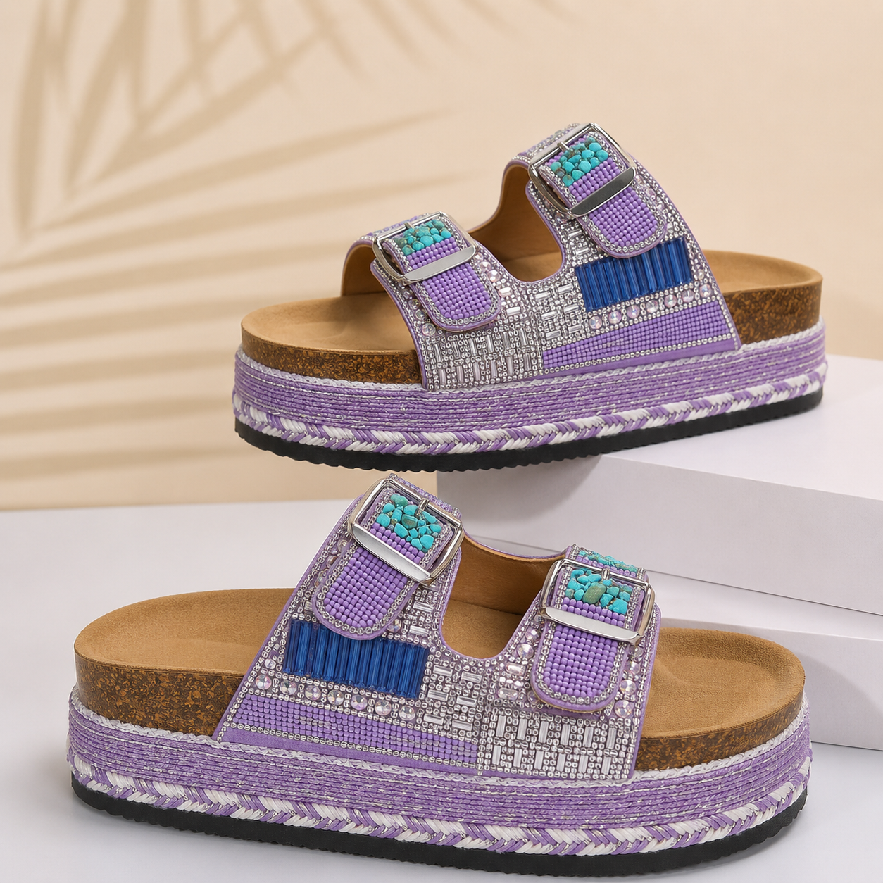 Perla | Sandalias de Plataforma Mujer
