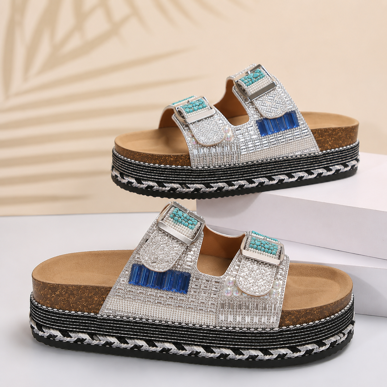 Perla | Sandalias de Plataforma Mujer